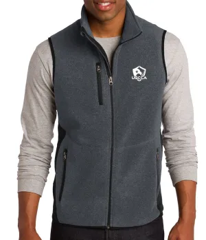 USCCA Men's Port Authority® R-Tek® Pro Fleece Full-Zip Vest