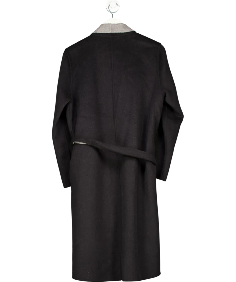 Uterque Black Long Coat UK M