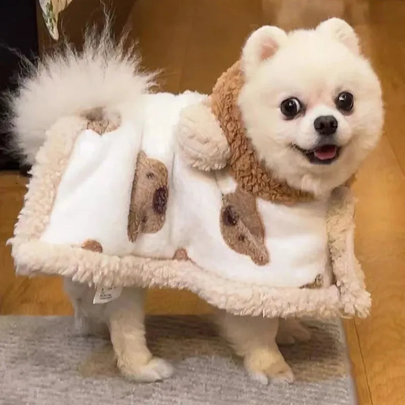 Velvet Dog Coats for Pugs