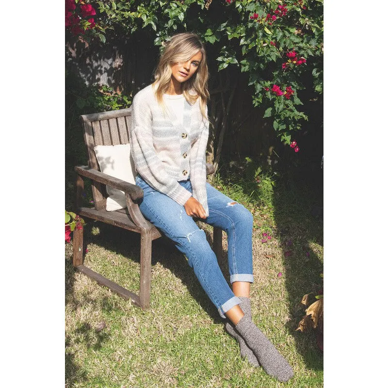 Vervet By Flying Monkey Distressed Double Cuff Mom Jeans
