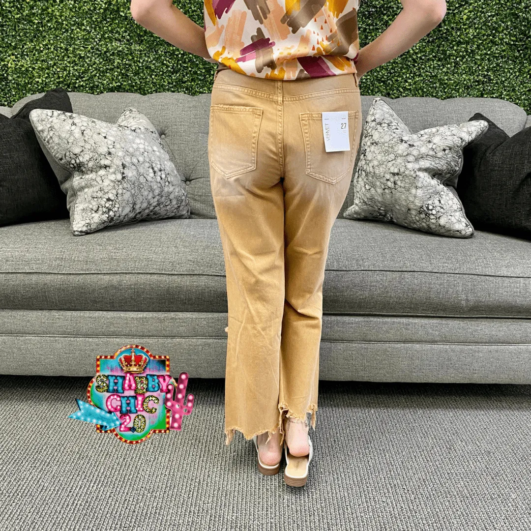 Vintage Crop Flare Jeans