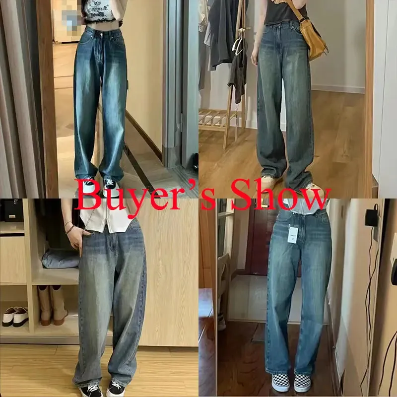 Vintage Wide Leg Cargo Jeans