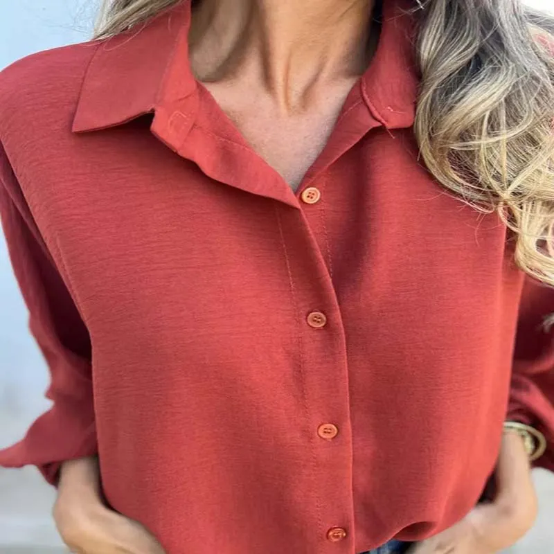 Véronique | Loose Fit Long Sleeve Blouse