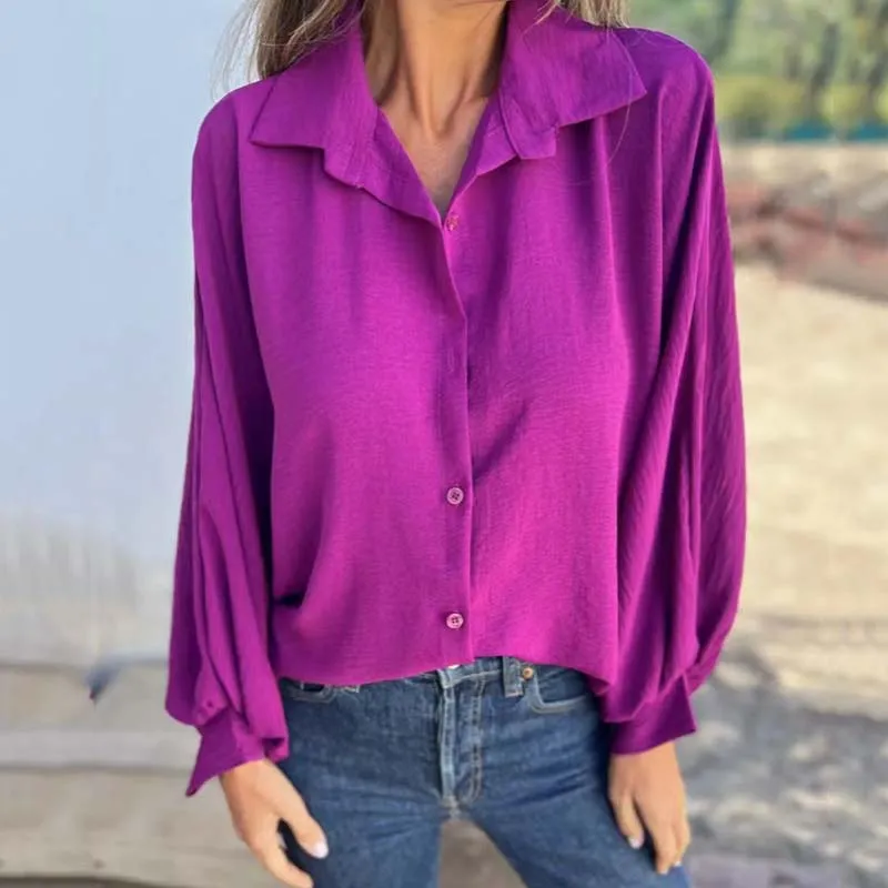 Véronique | Loose Fit Long Sleeve Blouse