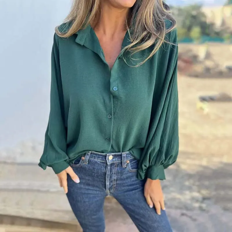 Véronique | Loose Fit Long Sleeve Blouse