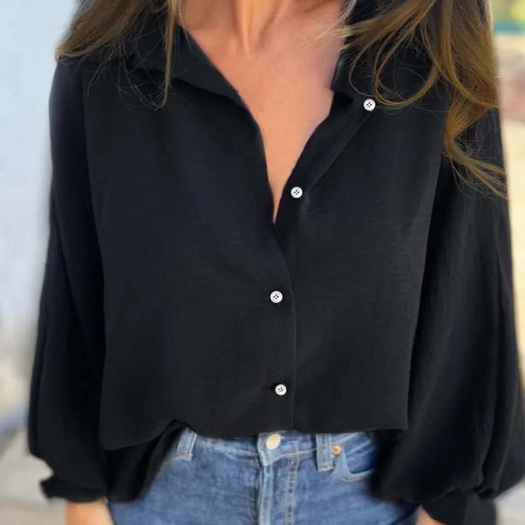 Véronique | Loose Fit Long Sleeve Blouse