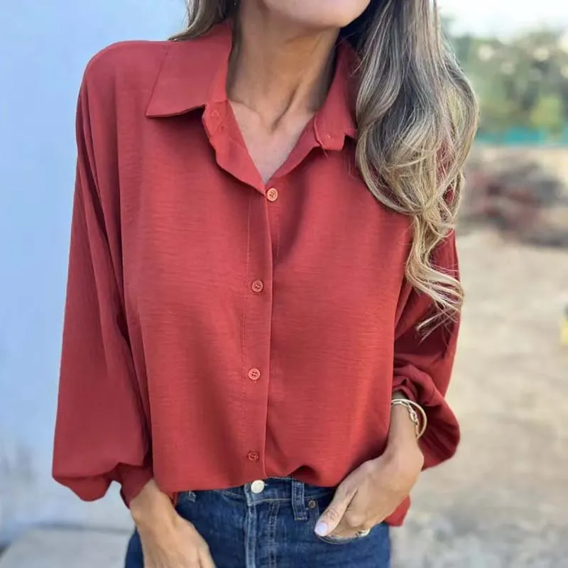 Véronique | Loose Fit Long Sleeve Blouse