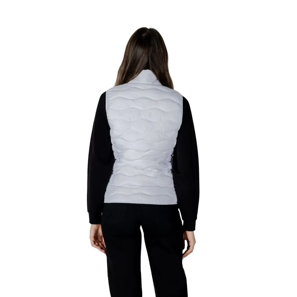 White Polyester Jackets & Coat