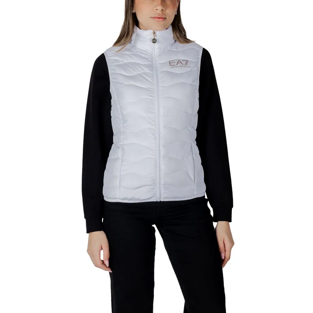 White Polyester Jackets & Coat