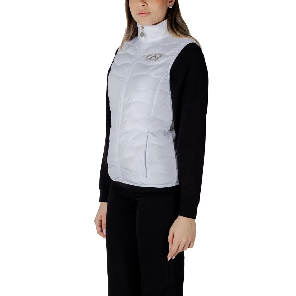 White Polyester Jackets & Coat