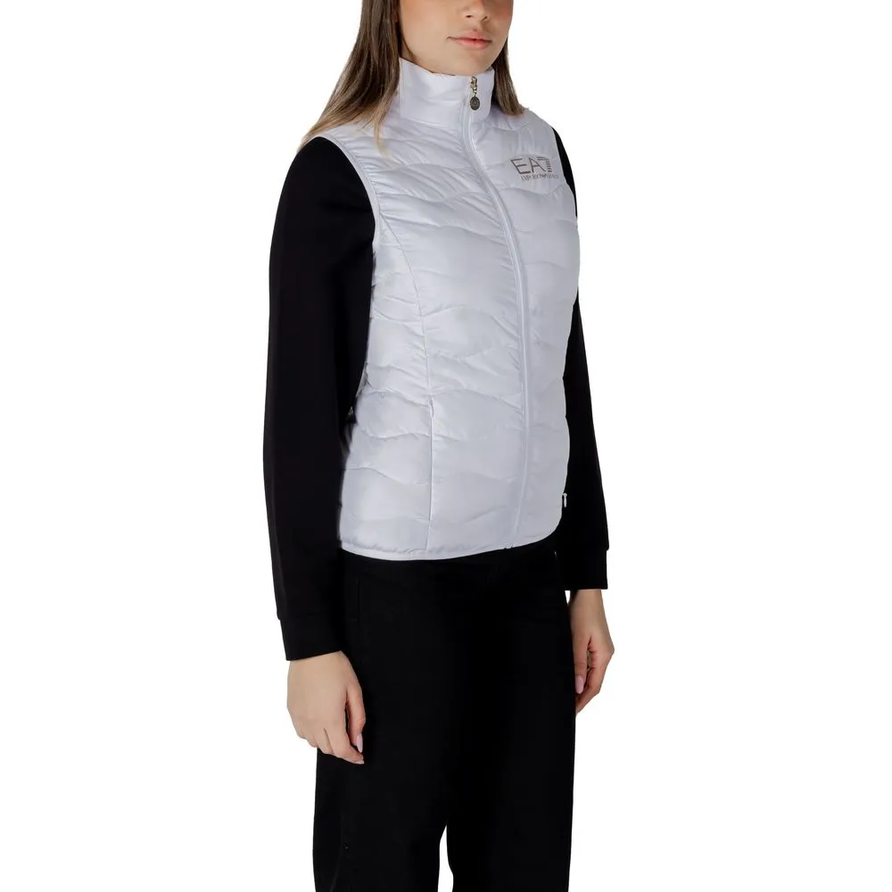 White Polyester Jackets & Coat