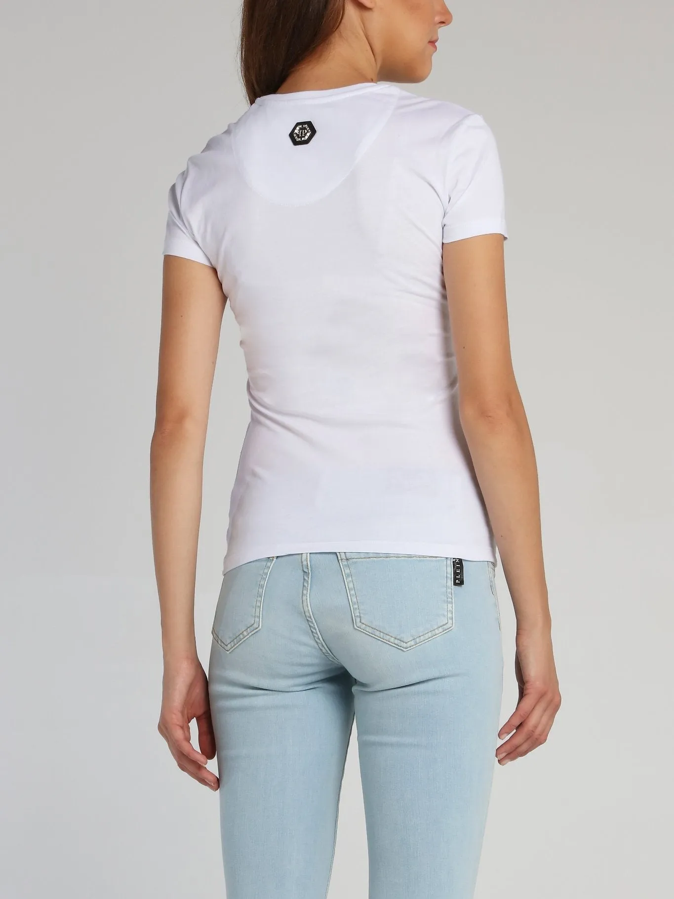 White Signature Logo Statement T-Shirt