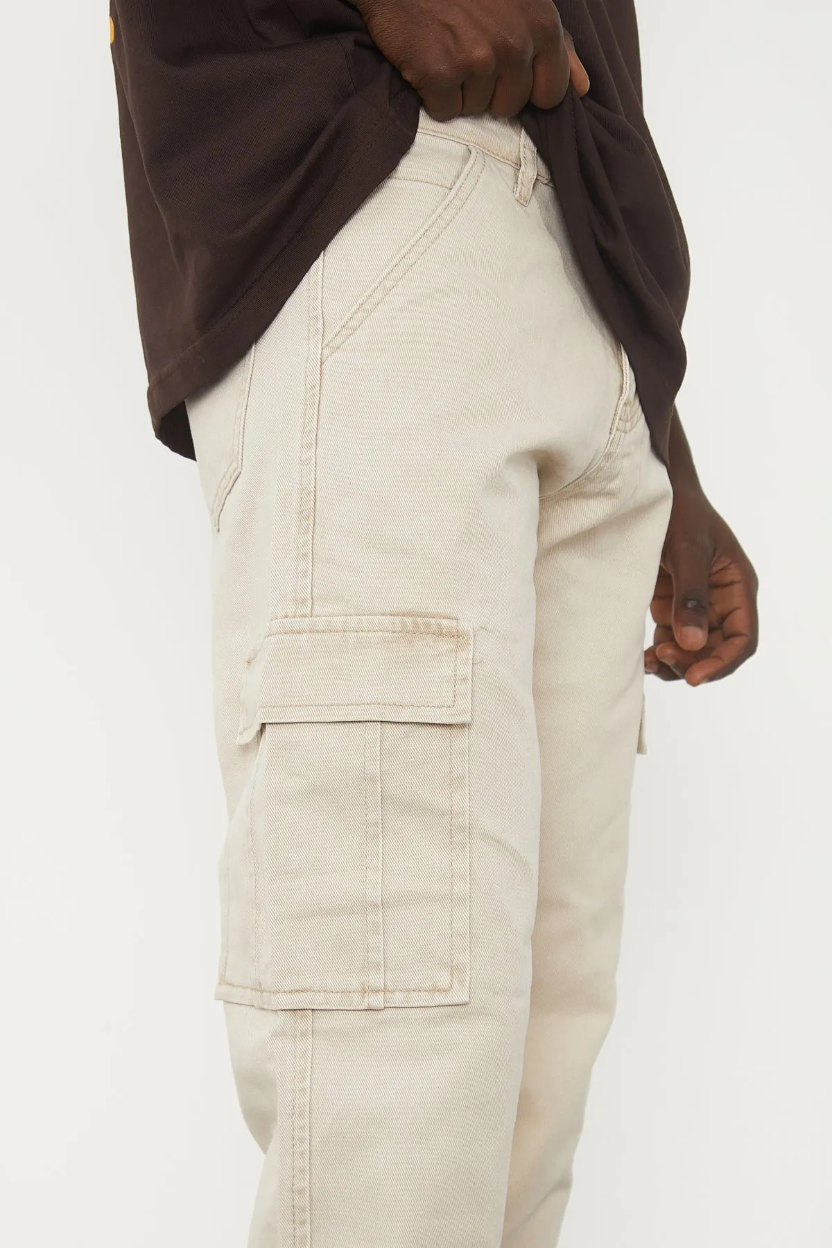Wolfe Denim Baggy - Beige Pockets