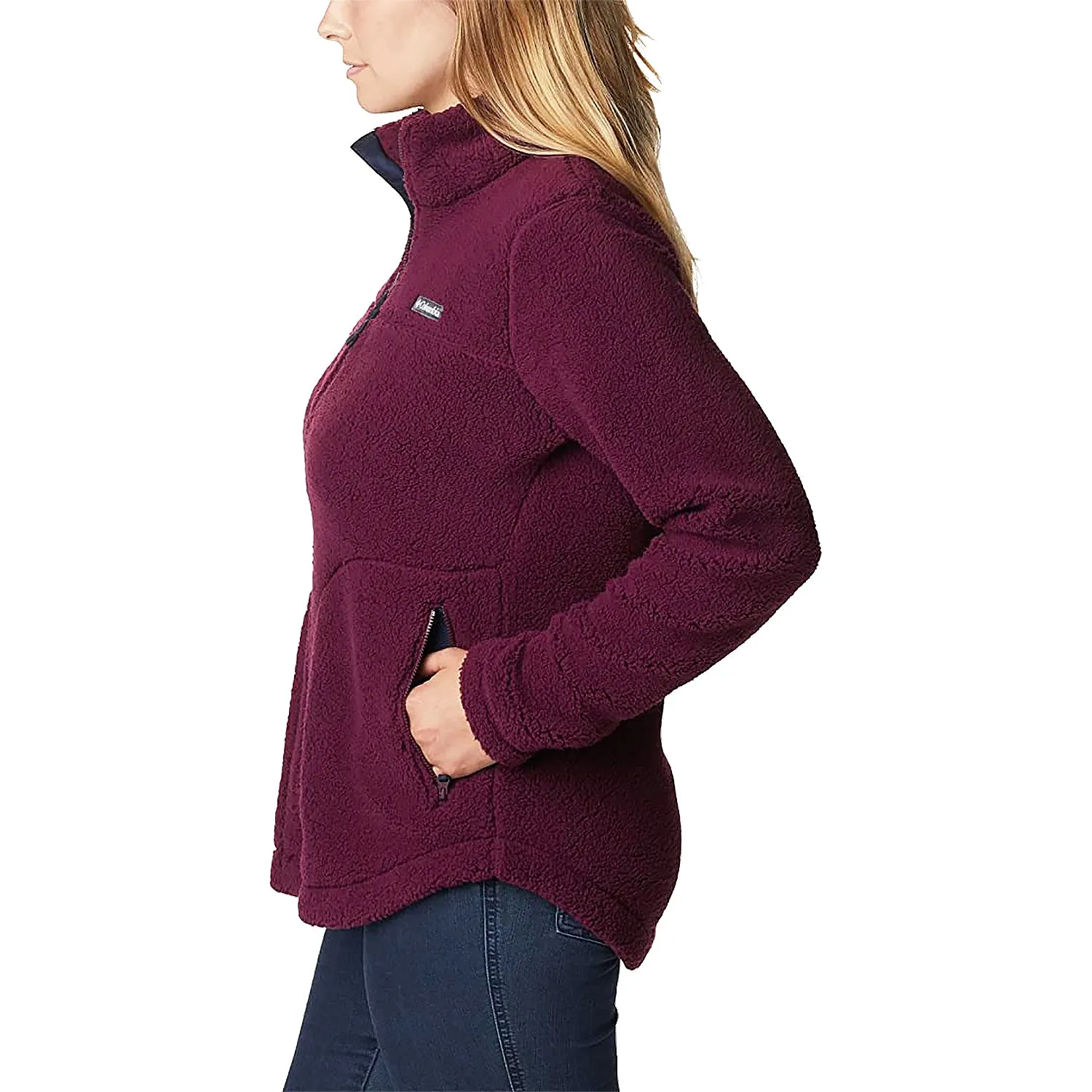 Women's Columbia West Bend Full Zip Fleece Jacket Marionberry