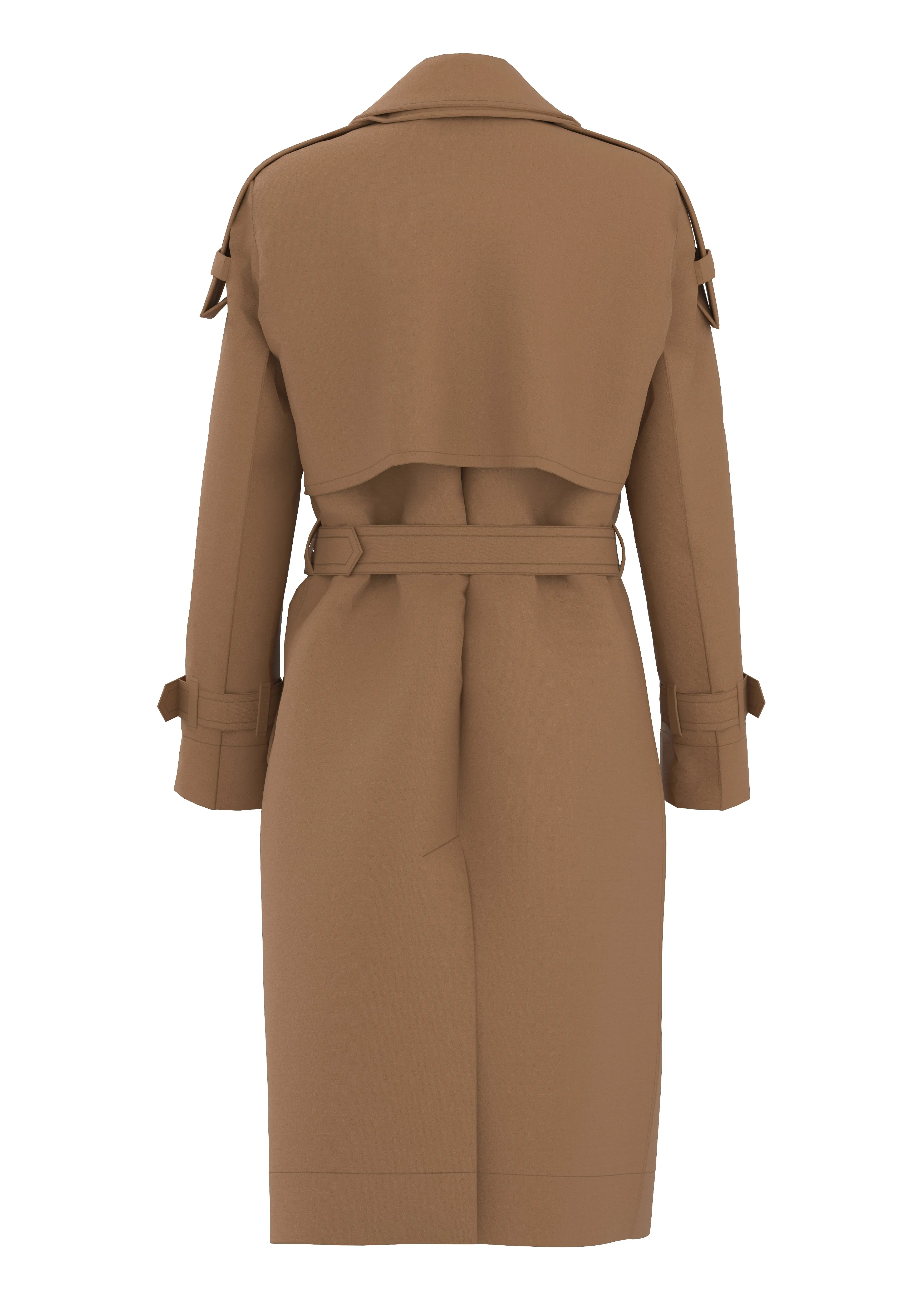 Women's Double-Breasted Trench Coat
