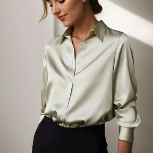 Women's Long Sleeve Formal Shirt | Button Down