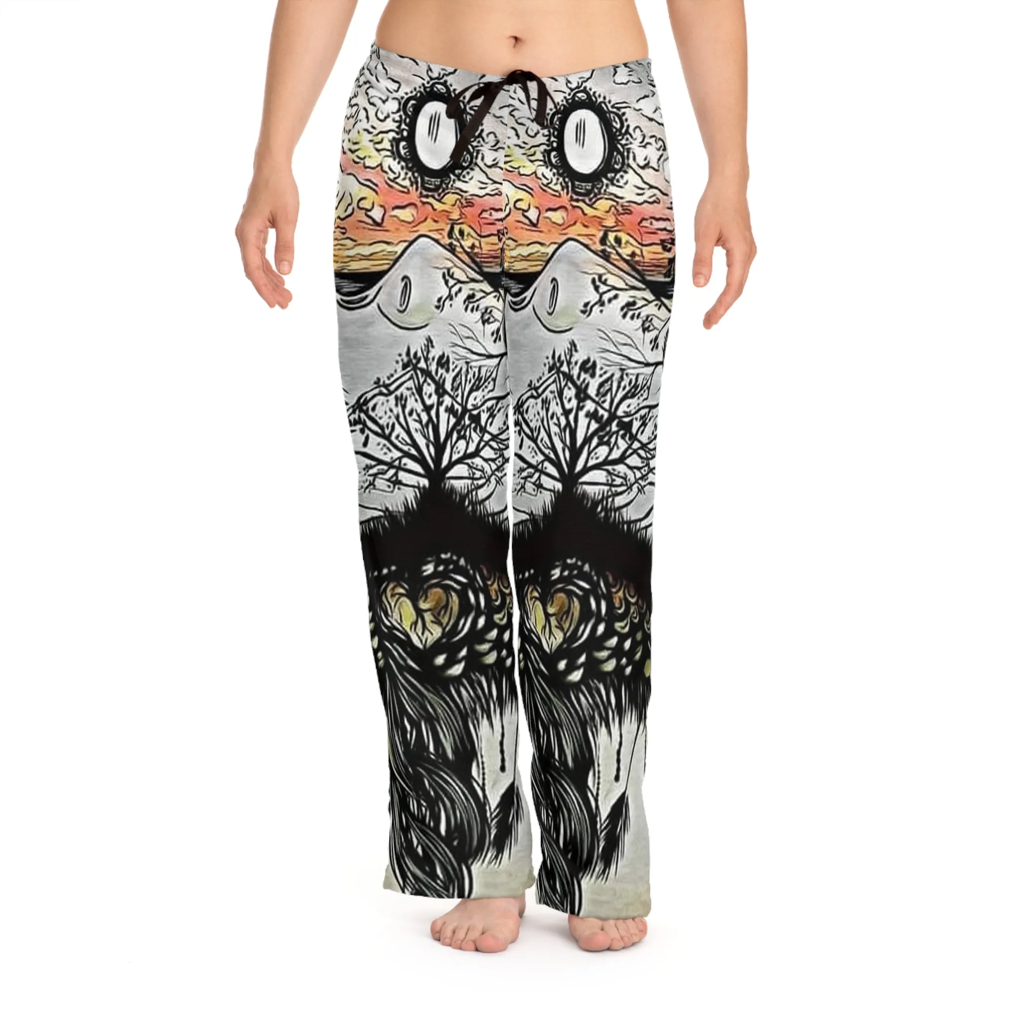 Women's Pajama Pants (AOP)