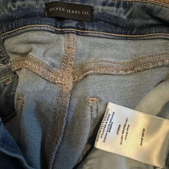 Women’s Silver Avery skinny high rise jeans 30/27