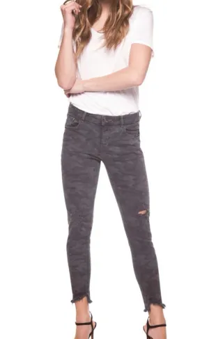 WOMENS SIZE(S) 26 & 27 - DEX, Charcoal Camo Stretch Jeggings NWT B27