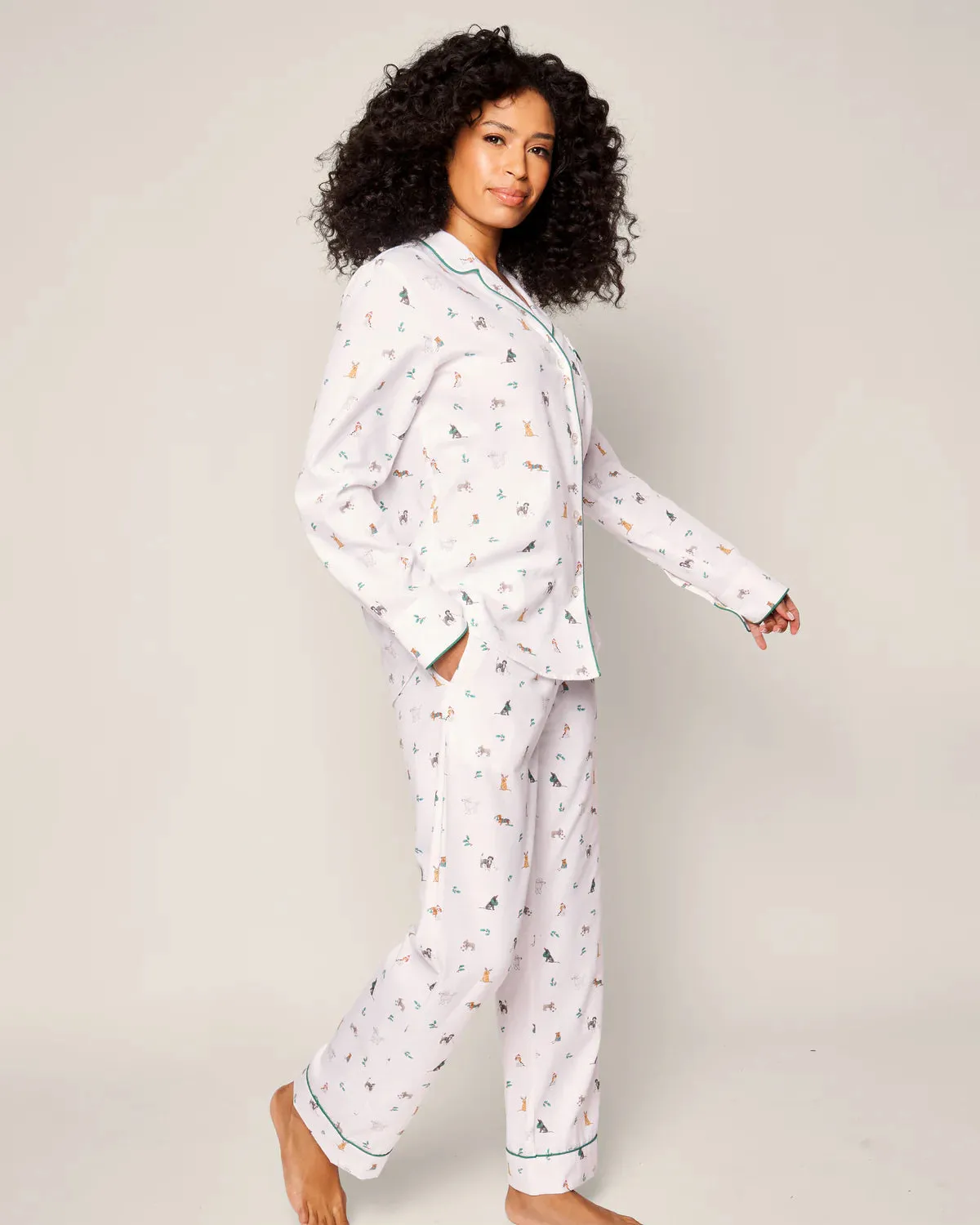 Women's Twill Pajama Set