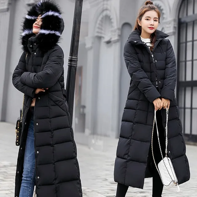X-Long Belted Closure Down Parka